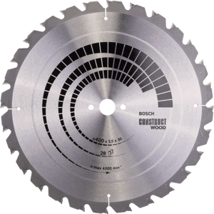 BOSCH pilový kotouč Construct Wood 400x30mm (28z)