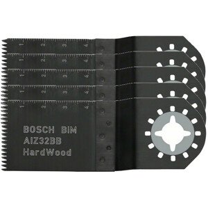 BOSCH AIZ 32 BB, BiM ponorný list, Hard Wood, 32x40 mm, balení 5ks