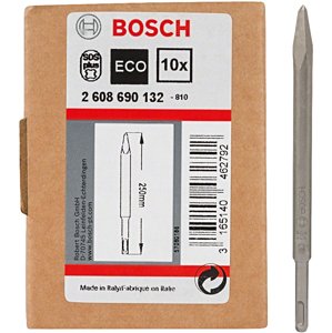 BOSCH balení špičatých sekáčů SDS-plus 250mm, 10 ks ECO