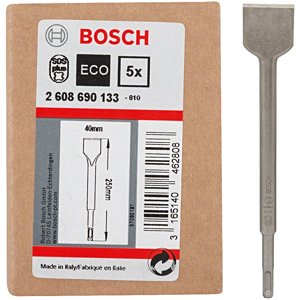 BOSCH balení plochých sekáčů SDS-plus ECO (250/40 mm), 5 ks