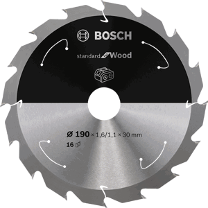 BOSCH 190x30mm pilový kotouč na dřevo Standard for Wood (16 zubů)