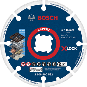 BOSCH Expert 115mm diamantový kotouč na kov Diamond Metal Wheel X-LOCK