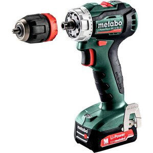 METABO PowerMaxx BS 12 BL Q (2x2Ah) 12V aku vrtačka s výměnným sklíčidlem