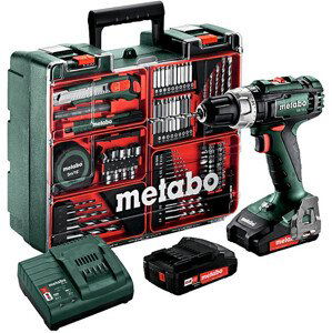 METABO SB 18 L Set (2x2Ah) aku příklepová vrtačka + Mobilní dílna