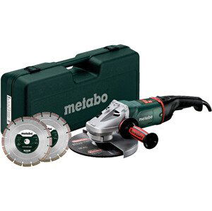 METABO WE 24-230 MVT Set úhlová bruska 230mm + sada DIA kotoučů + kufr