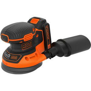 BLACK+DECKER BDCROS18 (1x1,5Ah) aku excentrická bruska 125mm