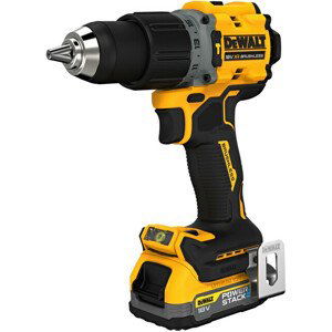 DeWALT DCD805E2T (2x1,7Ah PowerStack) aku příklepová vrtačka - 90 Nm