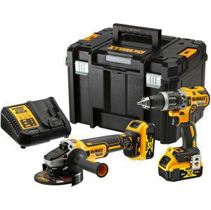 DeWALT DCK2080P2T DCD796 + DCG405 - bezuhlíková sada aku nářadí