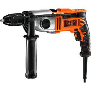 BLACK+DECKER KR8542K (850W) příklepová vrtačka - kovové sklíčidlo