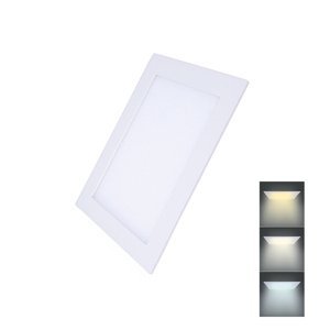 SOLIGHT WD141 LED mini panel CCT, podhledový, 12W, 900lm, 3000K, 4000K, 6000K, čtvercový