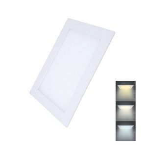 SOLIGHT WD143 LED mini panel CCT, podhledový, 18W, 1530lm, 3000K, 4000K, 6000K, čtvercový