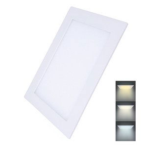 SOLIGHT WD145 LED mini panel CCT, podhledový, 24W, 1800lm, 3000K, 4000K, 6000K, čtvercový