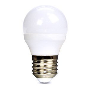 SOLIGHT WZ412-1 LED žárovka, miniglobe, 6W, E27, 3000K, 510lm