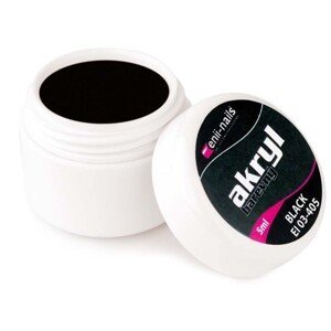 ENII-NAILS Barevný akryl - Black 5 ml