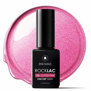 ENII-NAILS RockLac 133 Glitter Pink 11 ml