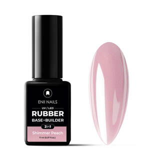 ENII RUBBER SYSTEM 2 in 1 base & builder 11 ml (shimmer peach)