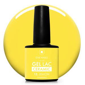 Gel lak Ceramic 12 Lemon - gelový lak bez HEMA, 10 ml