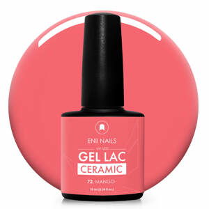 Gel lak Ceramic 72 Mango - gelový lak bez HEMA, 10 ml