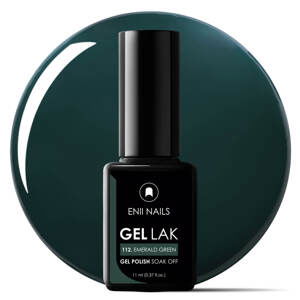 ENII-NAILS Gel lak 112. Emerald Green 11 ml