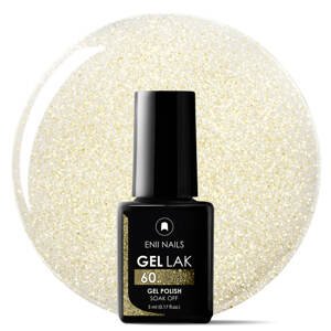 ENII-NAILS Gel lak 60 Golden Glitter 5 ml