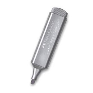 Faber-Castell Textliner 46 Metallic - zvýrazňovač - stříbrný