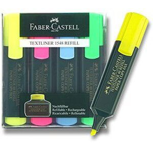 Faber-Castell Textliner 48 - zvýrazňovač - 4 barvy