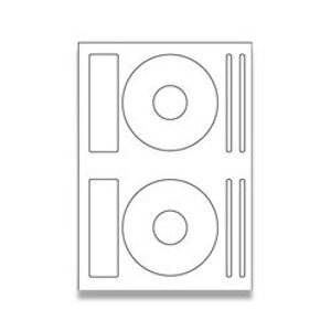 SK Label - samolepicí etikety - průměr 118 mm, 200 etiket, na CD/DVD