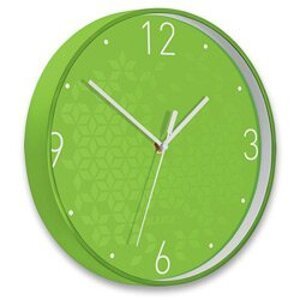 Leitz Wow - nástěnné hodiny - zelené