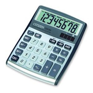 Citizen CDC-80 - kancelářský kalkulátor - stříbrný