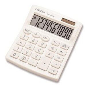 Citizen SDC-810NR - kancelářský kalkulátor - bílý