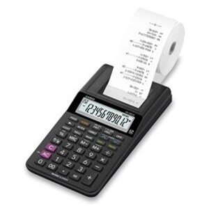 Casio HR 8 RCE BK - kalkulátor s tiskem - přenosný