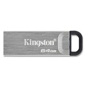 Kingston DataTraveler Kyson 3.2 - flash disk - 64 GB, kovový