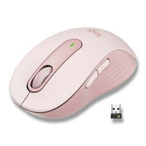 Logitech M650 M Rose - bezdrátová myš - růžová