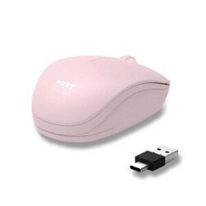 Port Connect Wireless Collection - bezdrátová myš - růžová