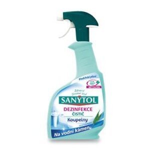 Sanytol - dezinfekční čistič na koupelny a vodní kámen
