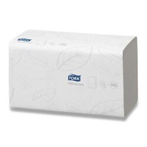 Tork Singlefold - skládané papírové ručníky - 2vrstvé, bílé, 250 útržků