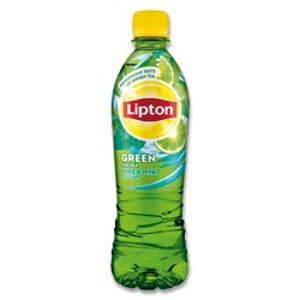 Lipton - ledový čaj - Zelený čaj, Lime & Mint, 0,5 l