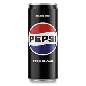 Pepsi Zero Sugar - kolový nápoj - plech, 0,33 l