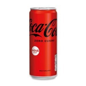 Coca-Cola Zero - kolový nápoj - plech 0,33 l