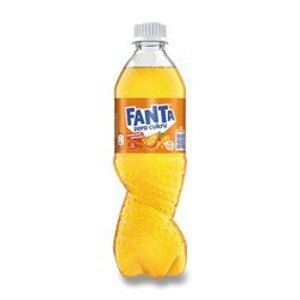 Fanta pomeranč Zero cukru - pomerančový nápoj - 0,5 l