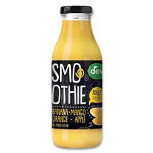 Deva - ovocné smoothie - banán, mango, pomeranč, jablko, 300 ml