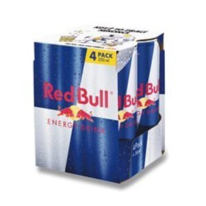 Red Bull - energetický nápoj - 4 x 250 ml