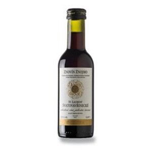 Znovín St. Laurent Svatovavřinecké - červené víno, 187 ml