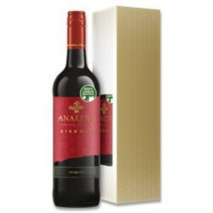 Anakena Merlot - červené víno, 0,75 l - dárkové balení