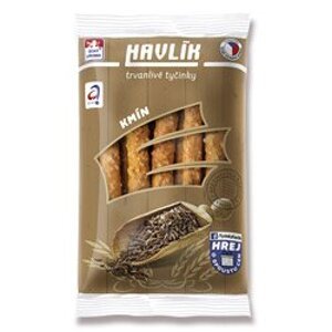 Havlík - tyčinky se sýrem a solí - Kmín, 90 g