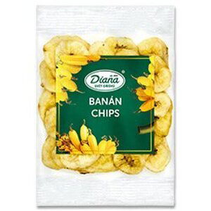 Diana - sušený banán chips, 100 g