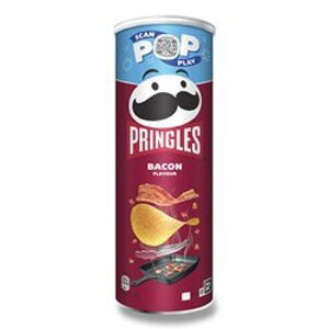 Pringles - slané snacky - Slanina, 165 g