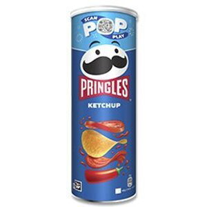 Pringles - slané snacky - kečup, 165 g