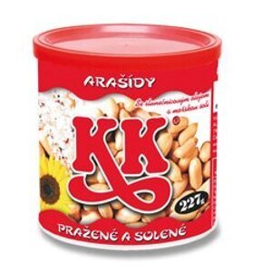 KK - solené pražené arašídy - plechovka, 227 g
