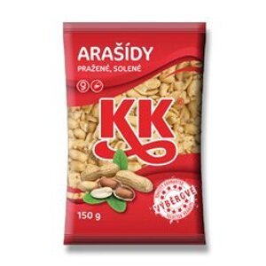 KK - solené pražené arašídy - 150 g